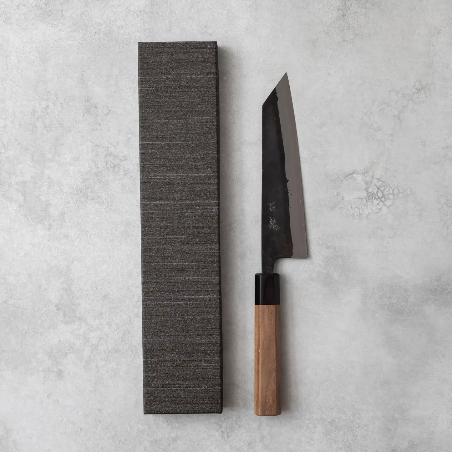 Ishizuchi Blue Steel No.2 Kiritsuke Knife Walnut Handle