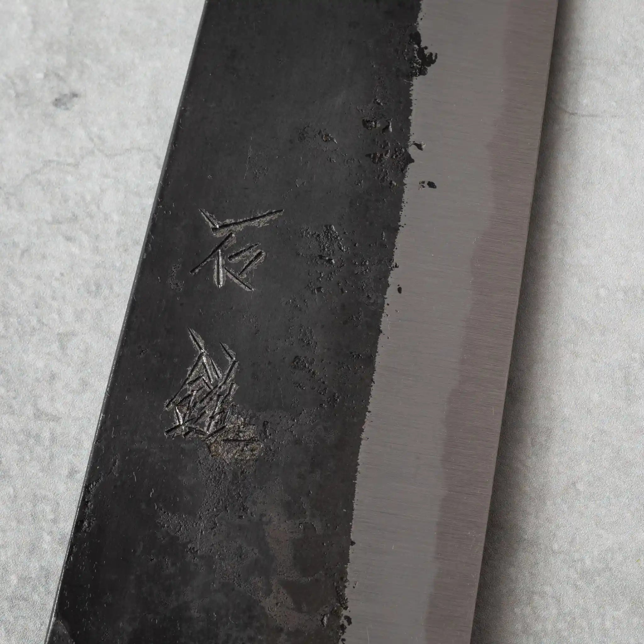 Ishizuchi Blue Steel No.2 Kiritsuke Knife Walnut Handle
