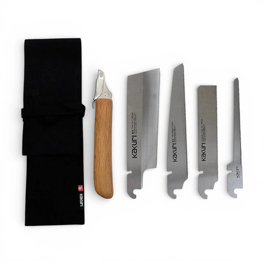 Kakuri Japanese Precision Craft Saw Set (4 Replaceable Blades)