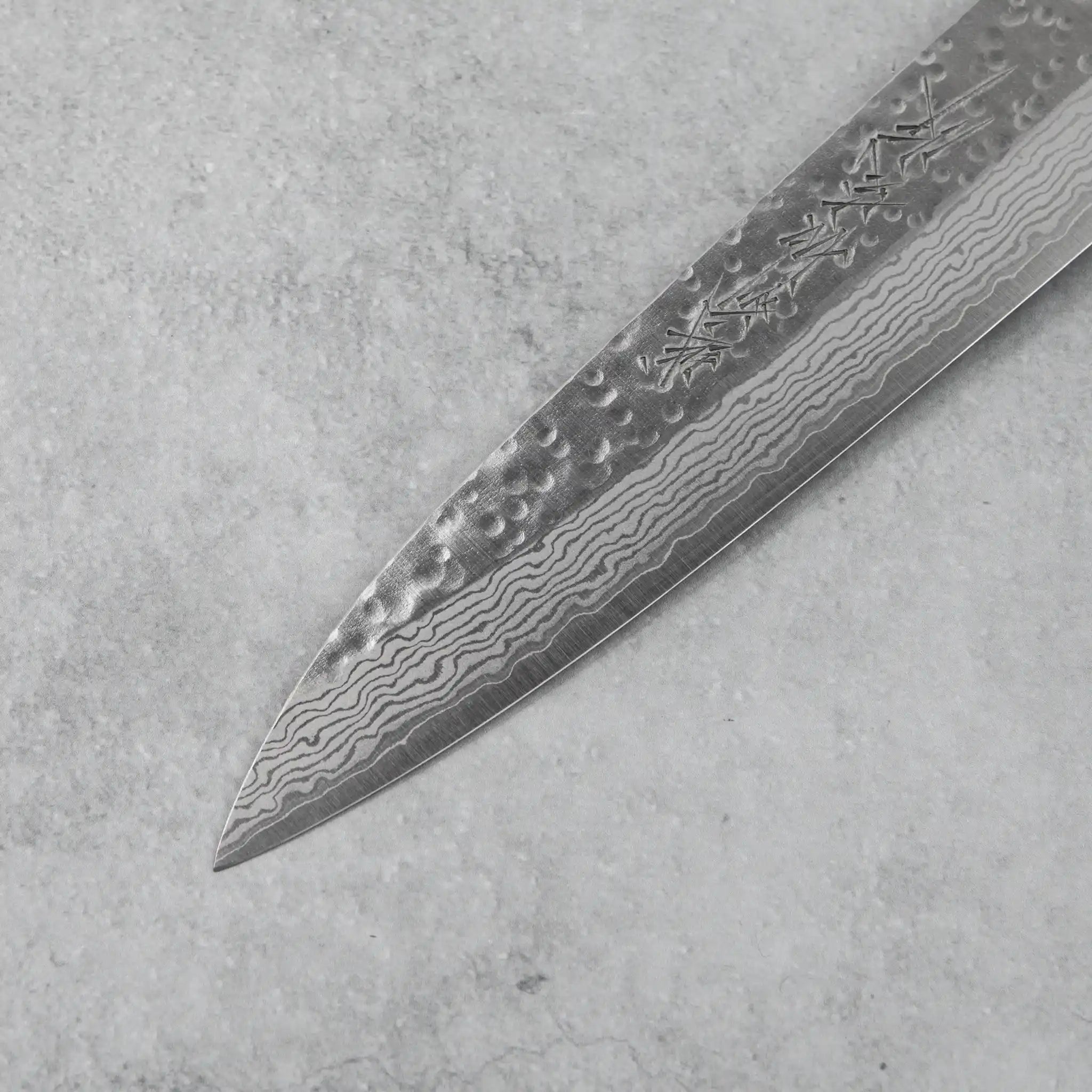 Kamo Hamono VG10 Tsuchime Damascus Shizuku Petty Knife