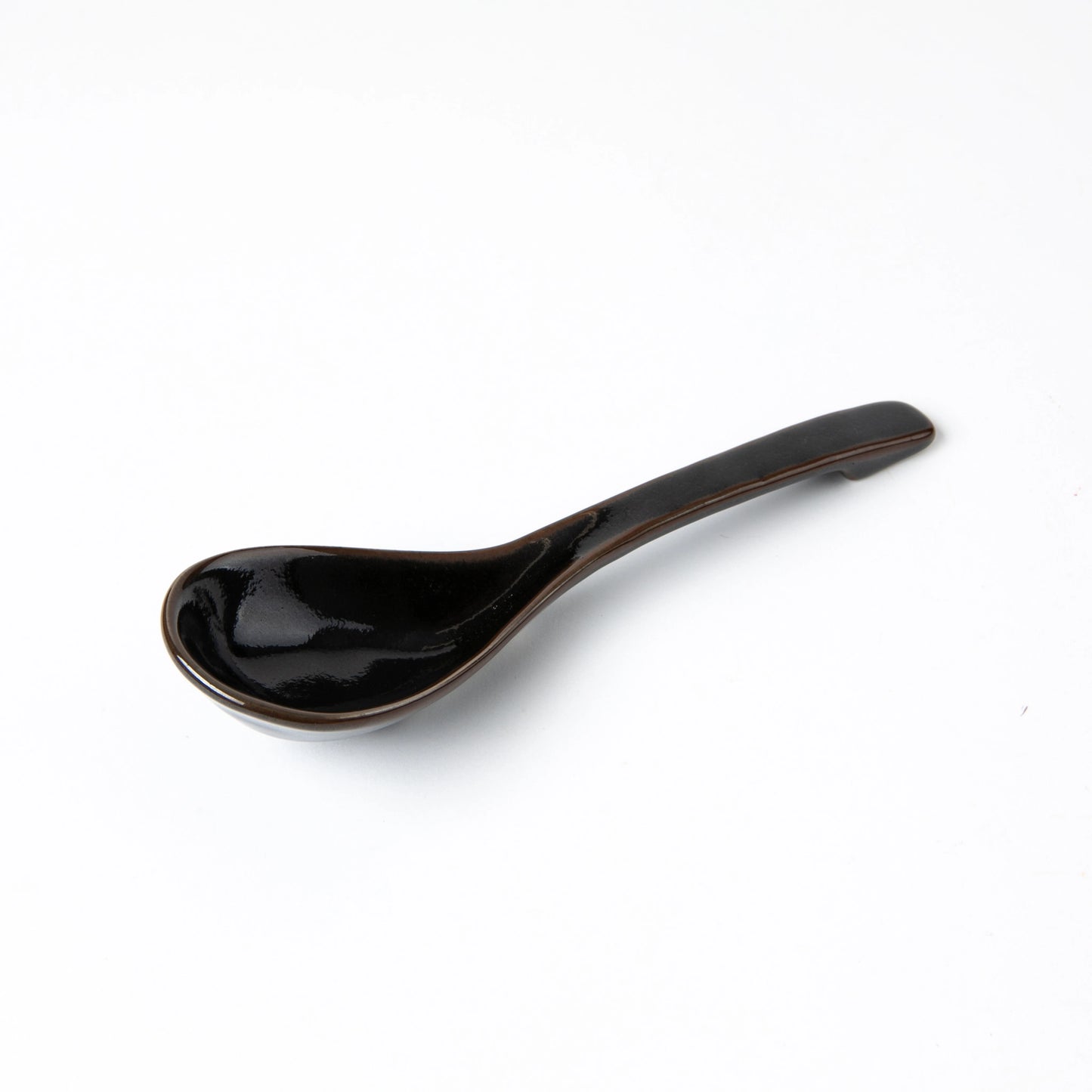 Mino Ware Rokubei Black Crystal Noodle Bowl Set