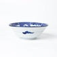 Mino Ware Pine Bamboo Plum Chiseled Noodle Bowl Set