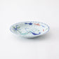 Keizan Kiln Arita Twin Lobster Chrysanthemum-Shaped Small Oval Dish