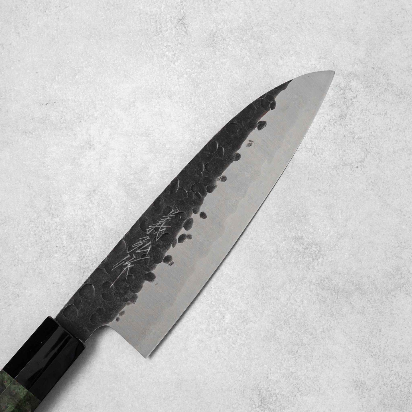 Yamawaki MO-V Kuro Tsuchime Santoku Knife