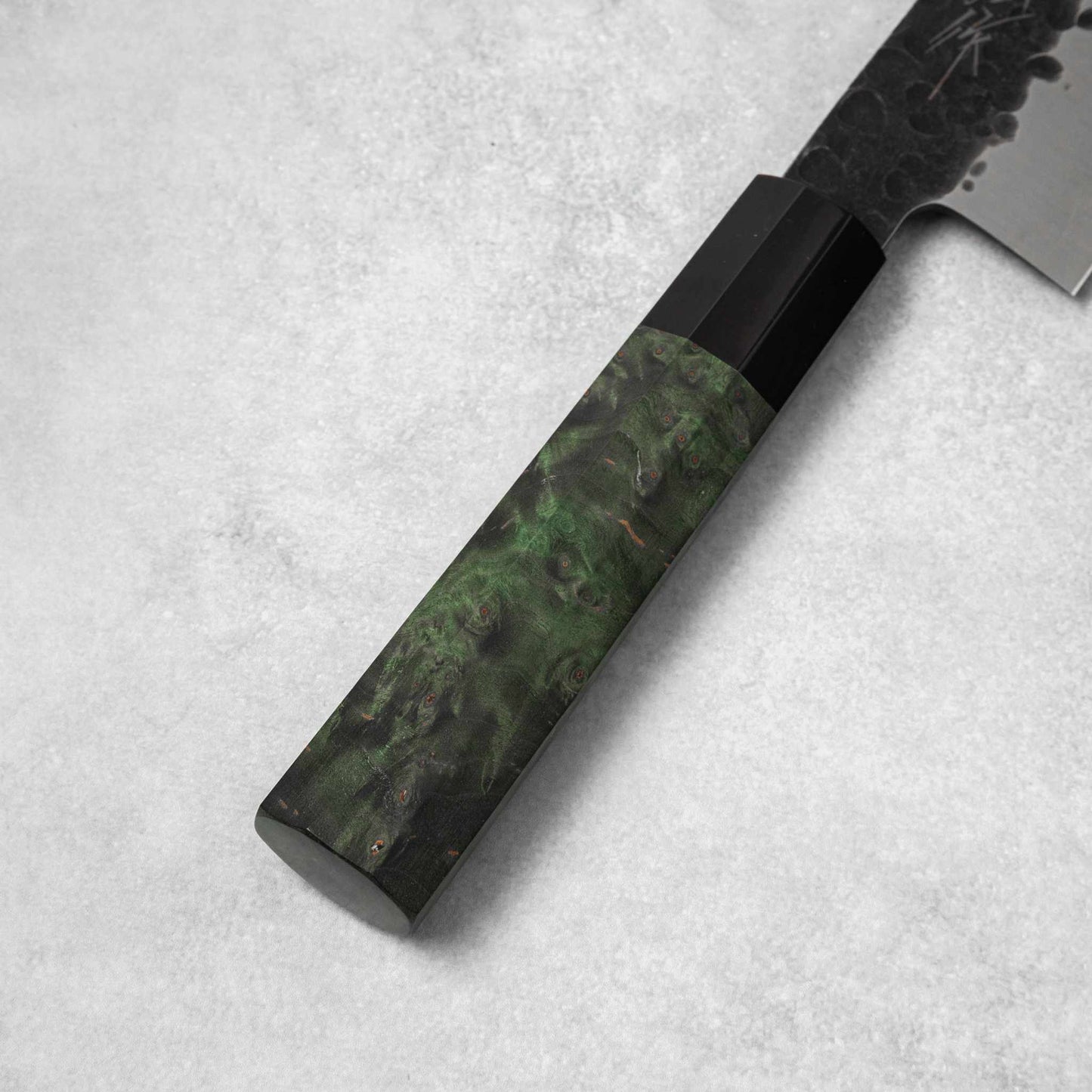 Yamawaki MO-V Kuro Tsuchime Santoku Knife