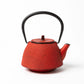 Classic Arare Red Nanbu Cast Iron Teapot