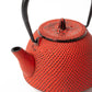 Classic Arare Red Nanbu Cast Iron Teapot