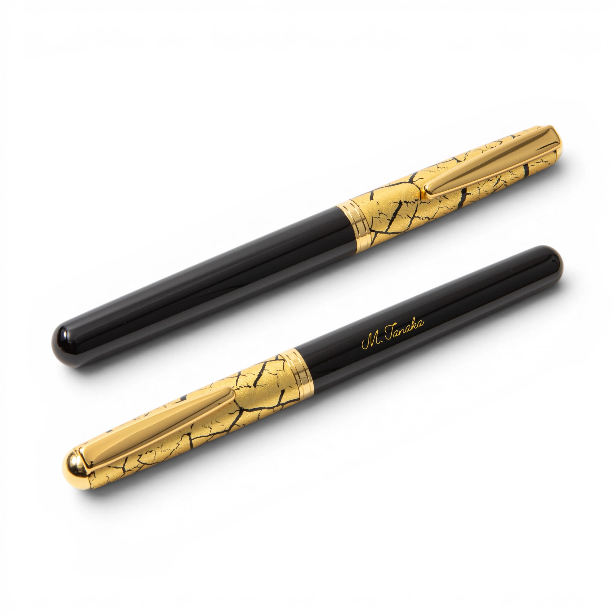 Crack Gold Fountain Pen Black – Personalized