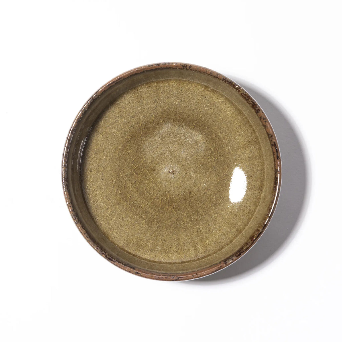 Nakazato Tarouemon Yellow Karatsu Mukozuke Serving Dish
