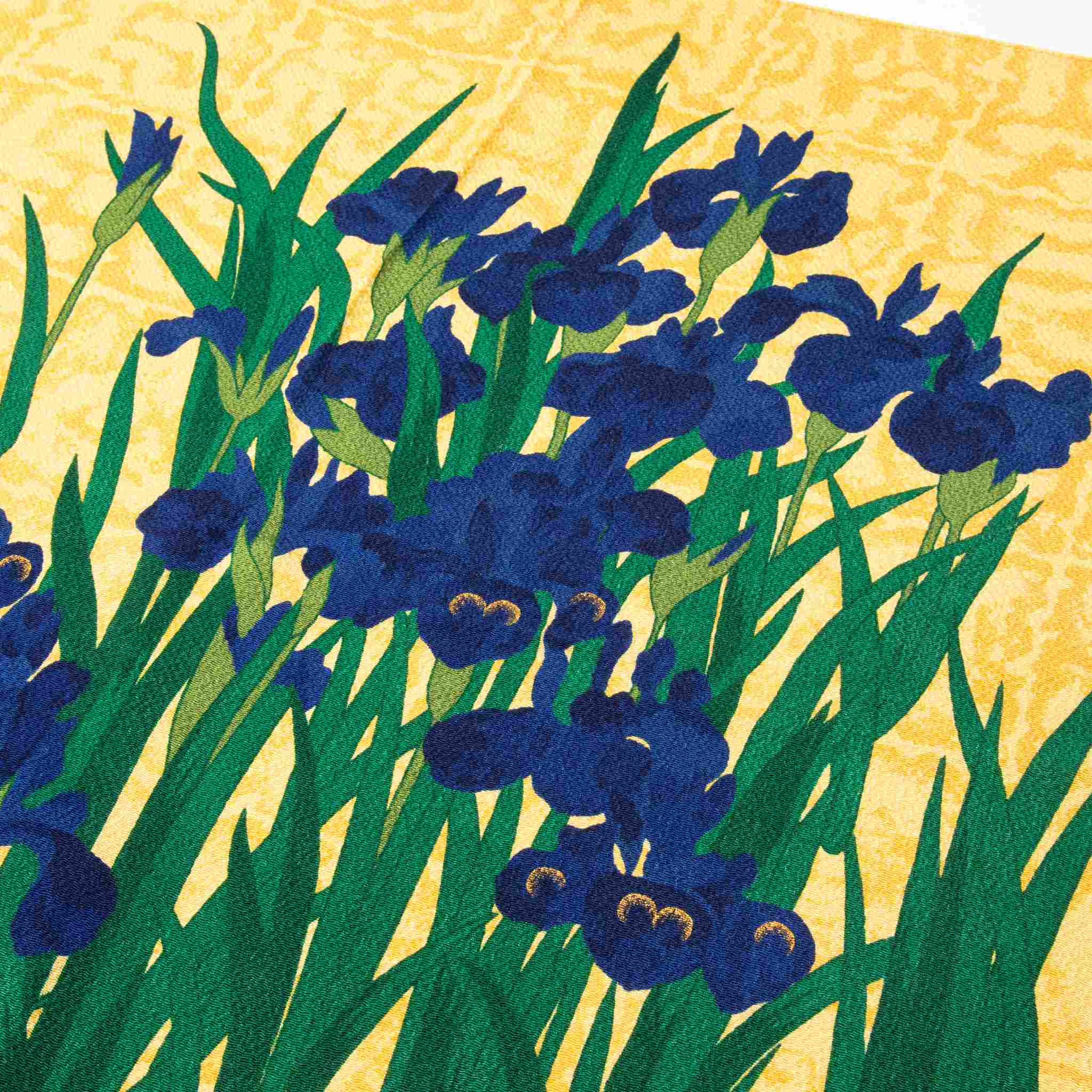 Ogata Korin Purple Iris Silk Furoshiki Wrapping Cloth