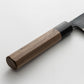 Ishizuchi Blue Super Steel Santoku Knife Walnut Handle