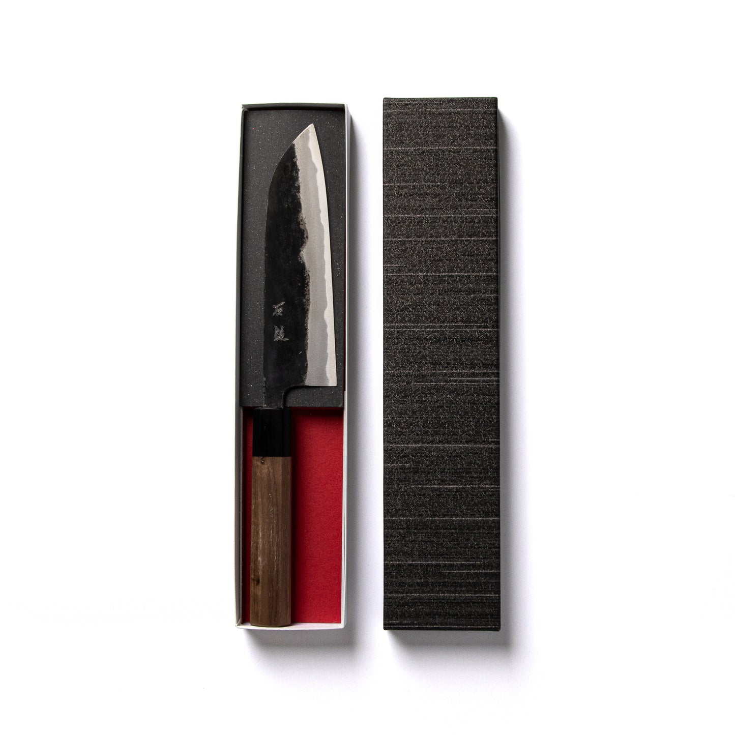 Ishizuchi Blue Super Steel Santoku Knife Walnut Handle