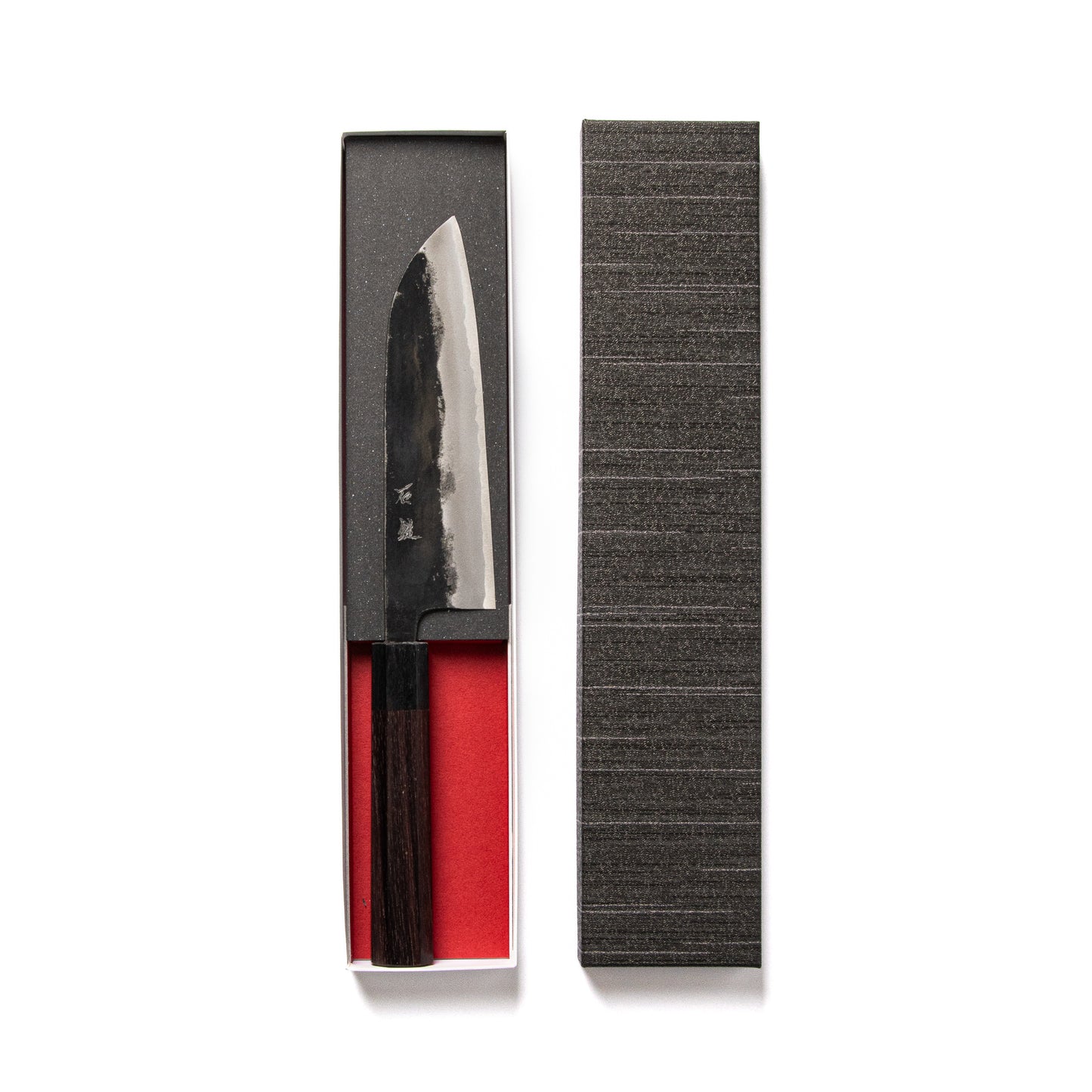 Ishizuchi Blue Super Steel Santoku Knife Rosewood Handle