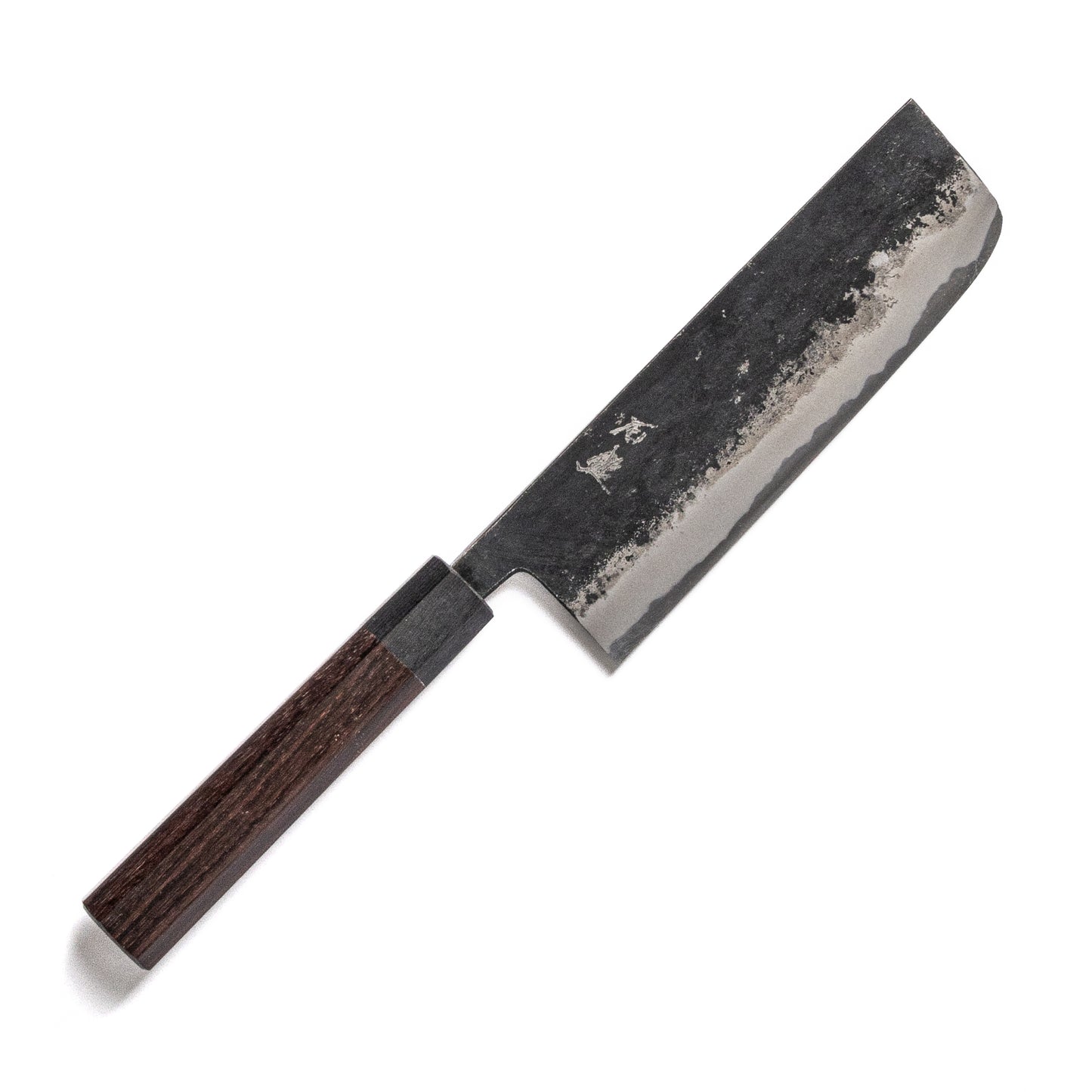 Ishizuchi Blue Super Steel Nakiri Knife Rosewood Handle