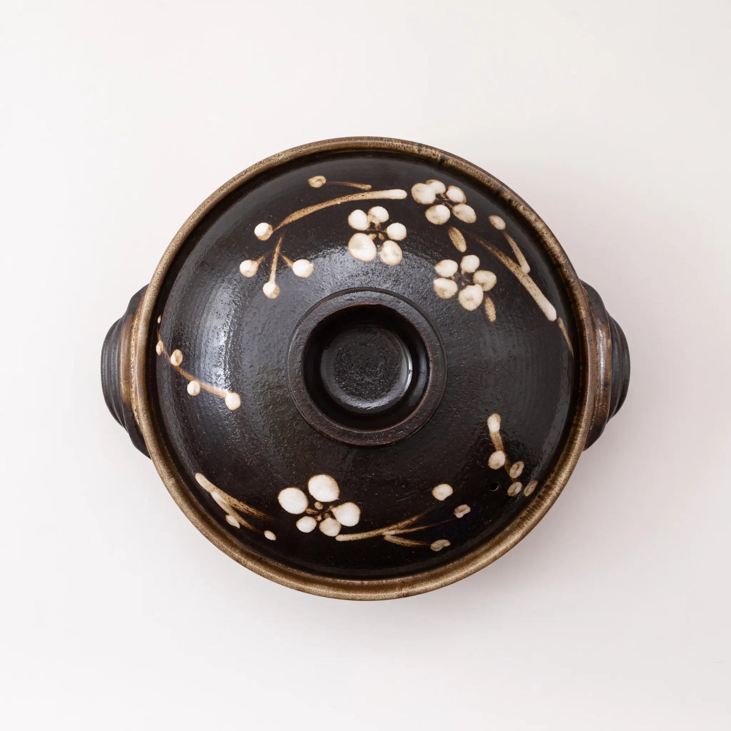 Plum Black Donabe Clay Pot (3-4 People)