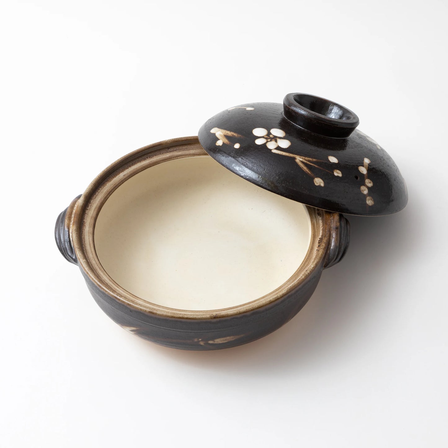 Plum Black Donabe Clay Pot (3-4 People)