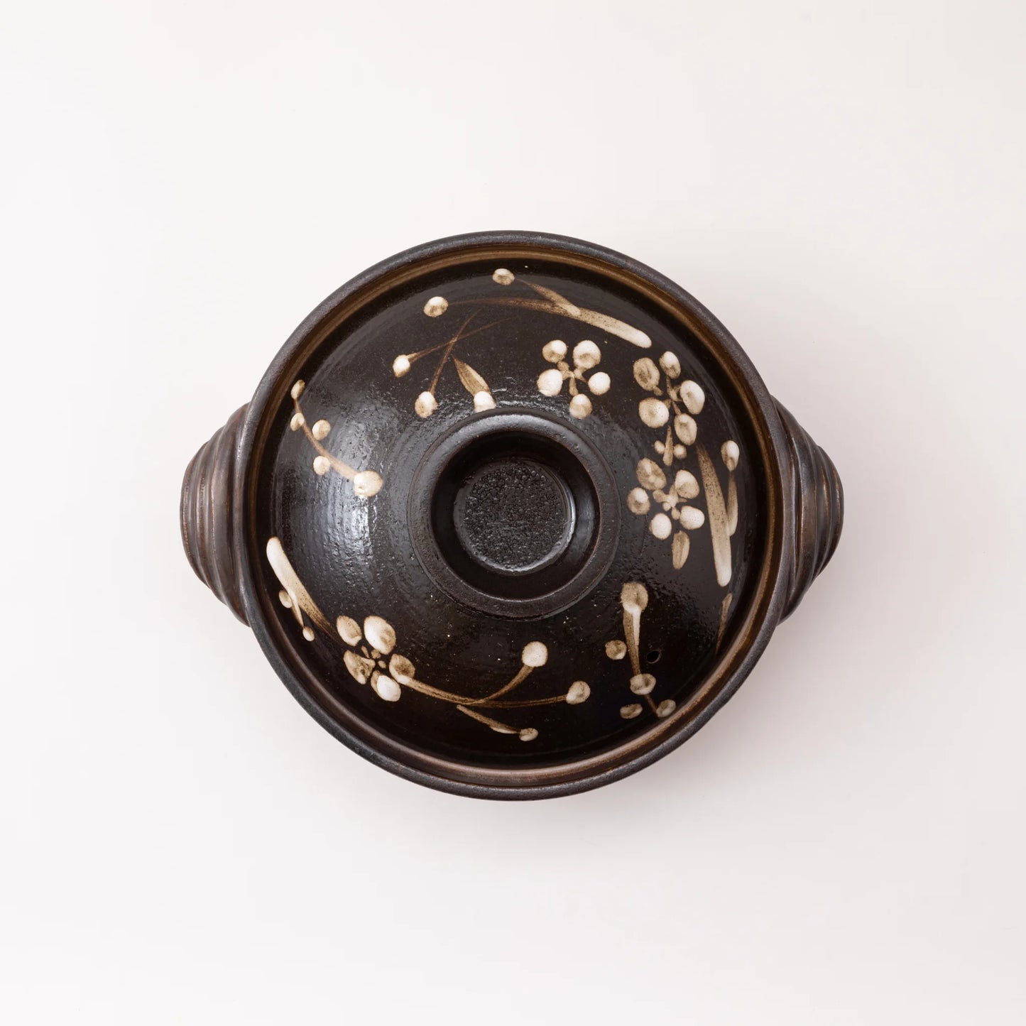 Plum Black Donabe Clay Pot (2-3 People)