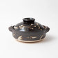 Plum Black Donabe Clay Pot (2-3 People)