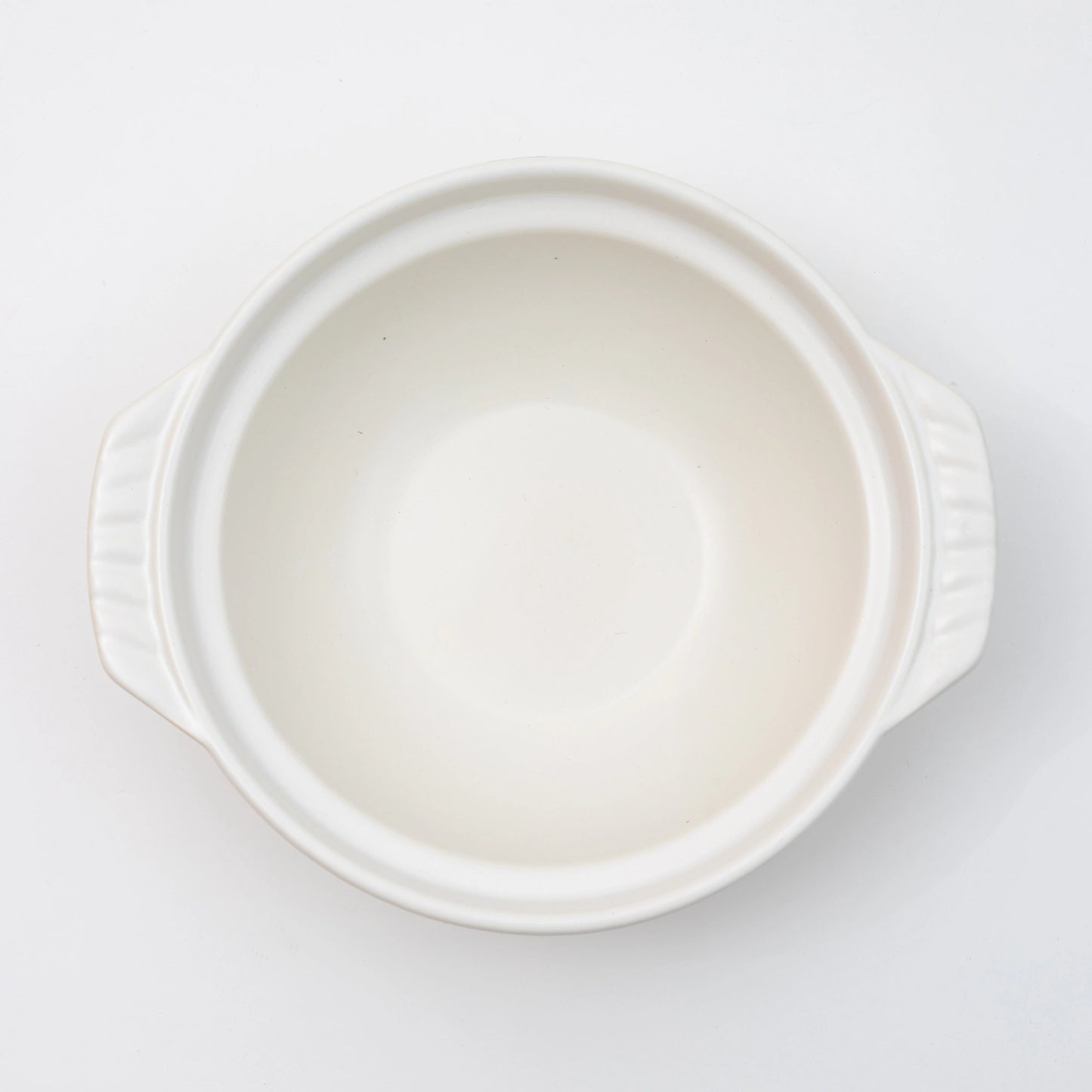 Kannyu White Donabe Clay Pot (3-4 People)