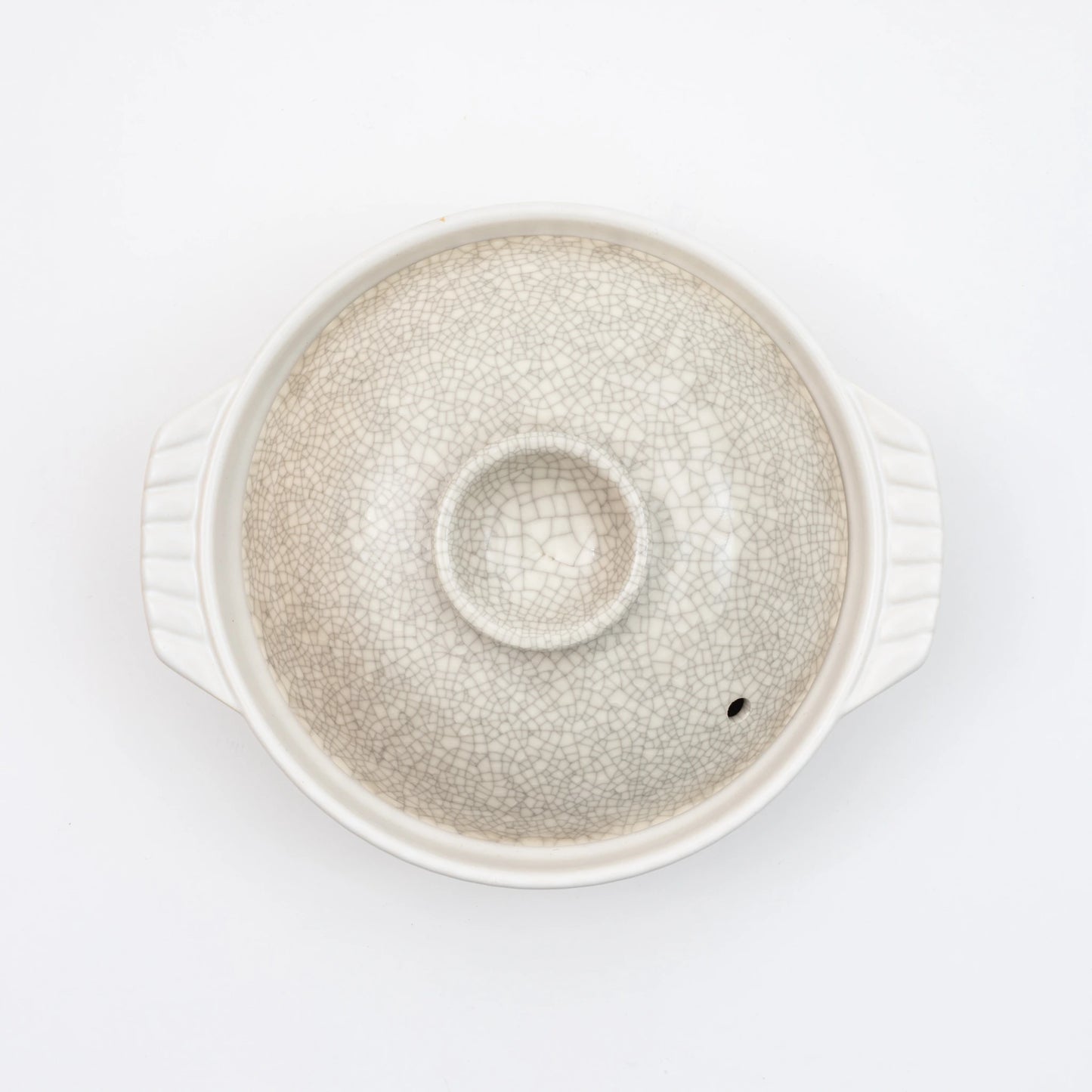 Kannyu White Donabe Clay Pot (2-3 People)