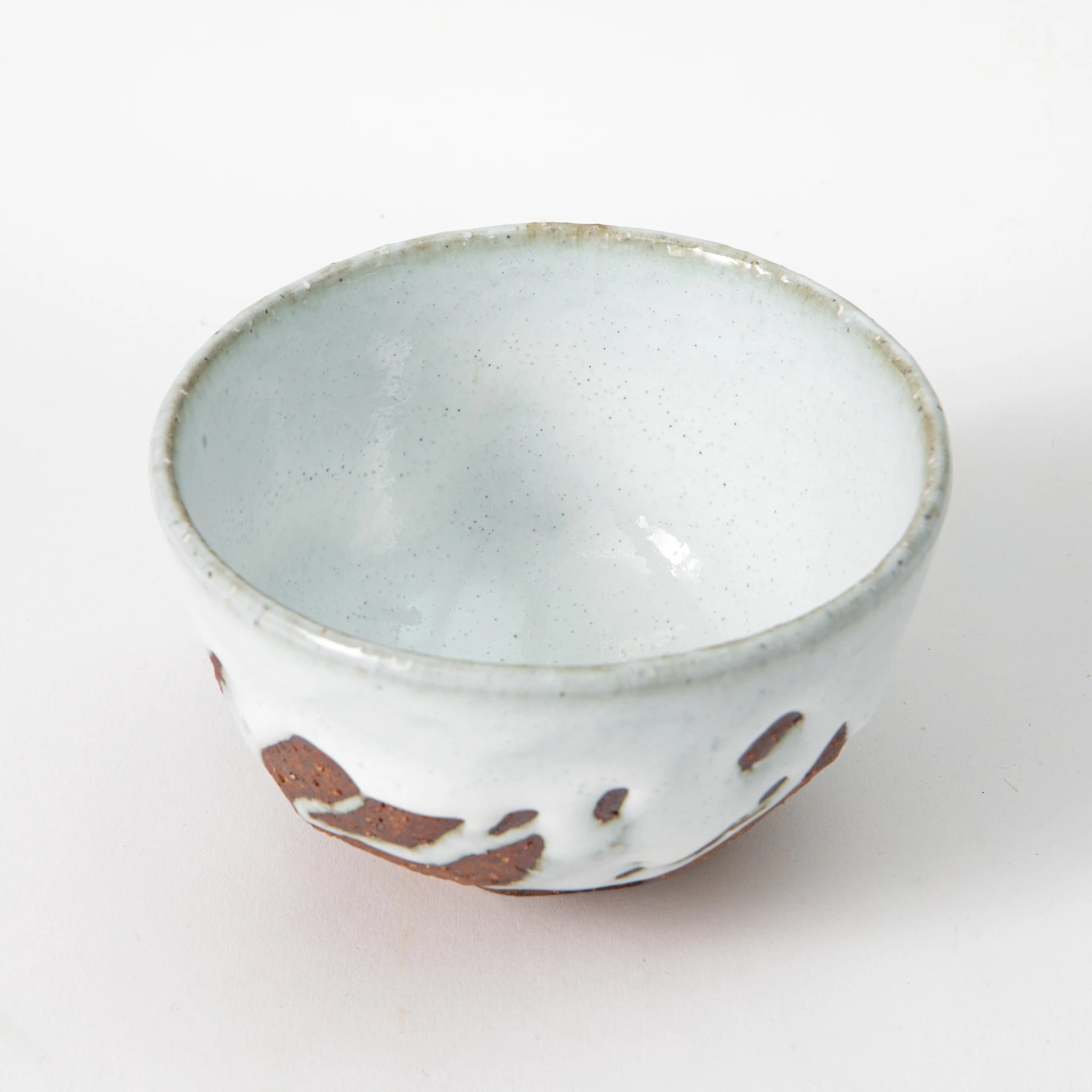 Hagi Ware Matcha Bowl Misogi Carved Flow Glaze