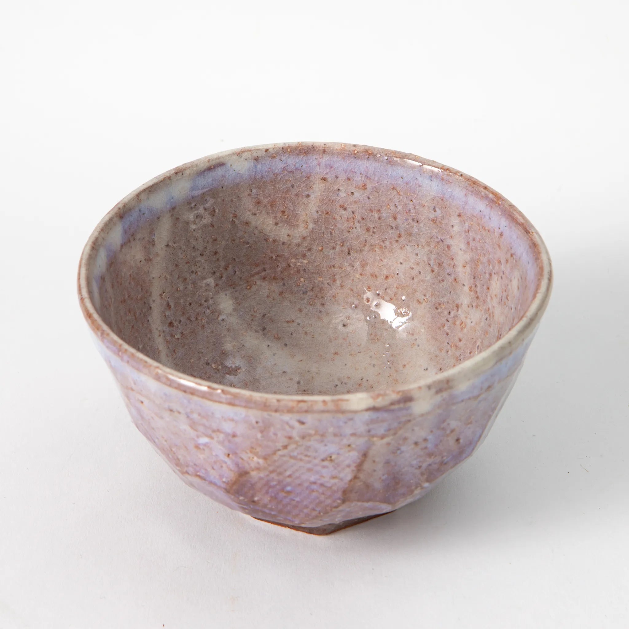 Hagi Ware Matcha Bowl Misogi Carved White Slip