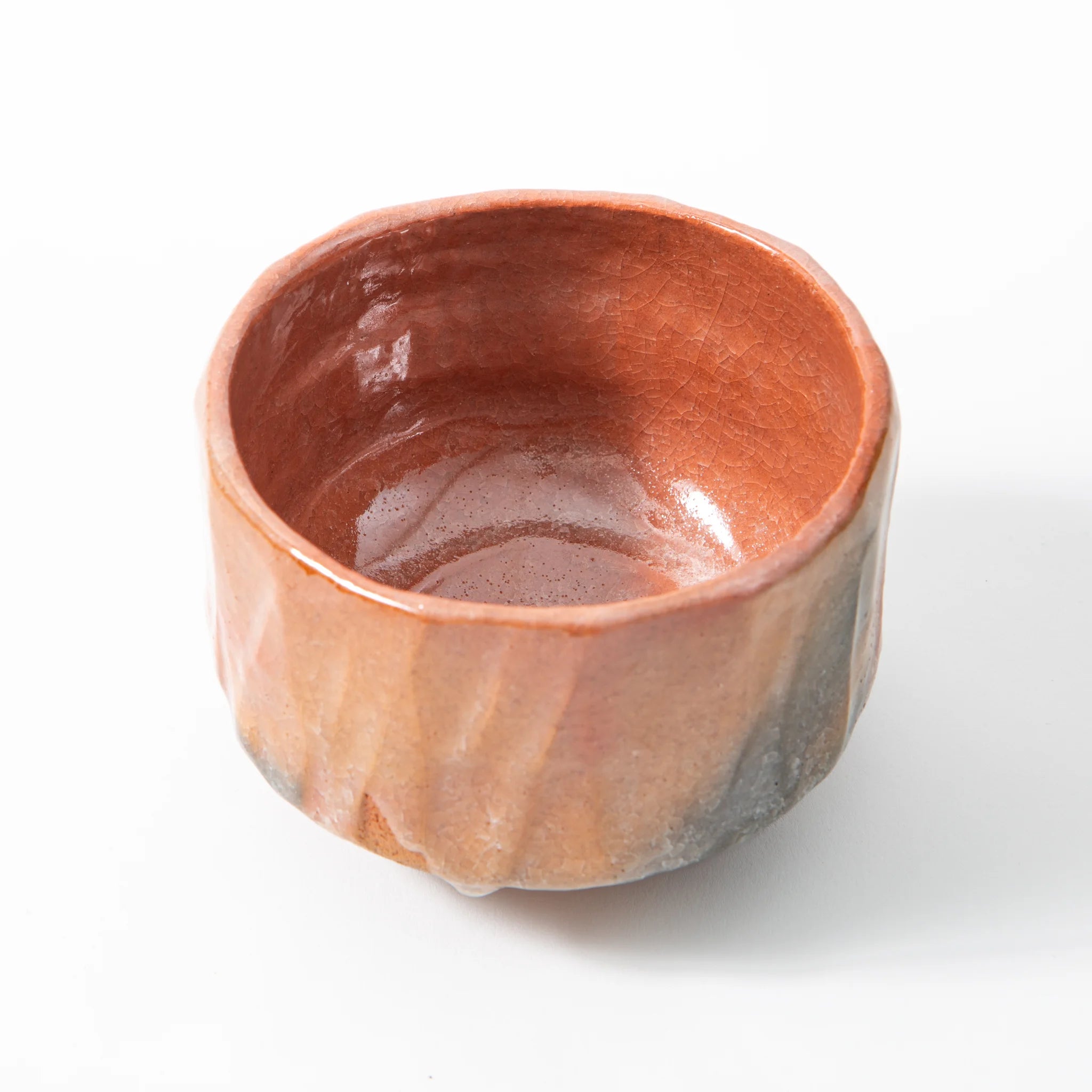 Red Raku Matcha Bowl