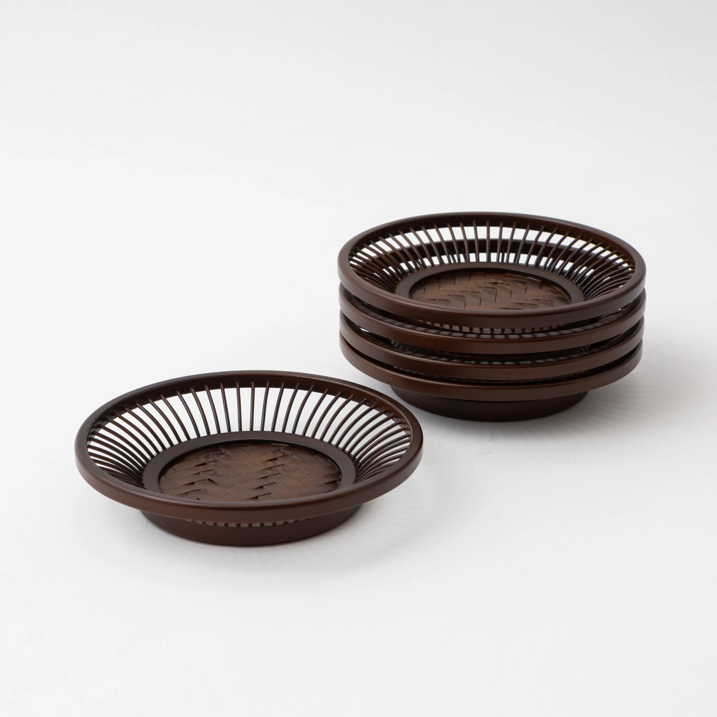 Large Bamboo Teacup Saucer (Set of 5)