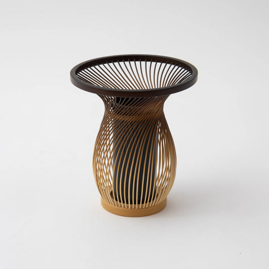 Bamboo Basket Yamaboshi Flower Vase