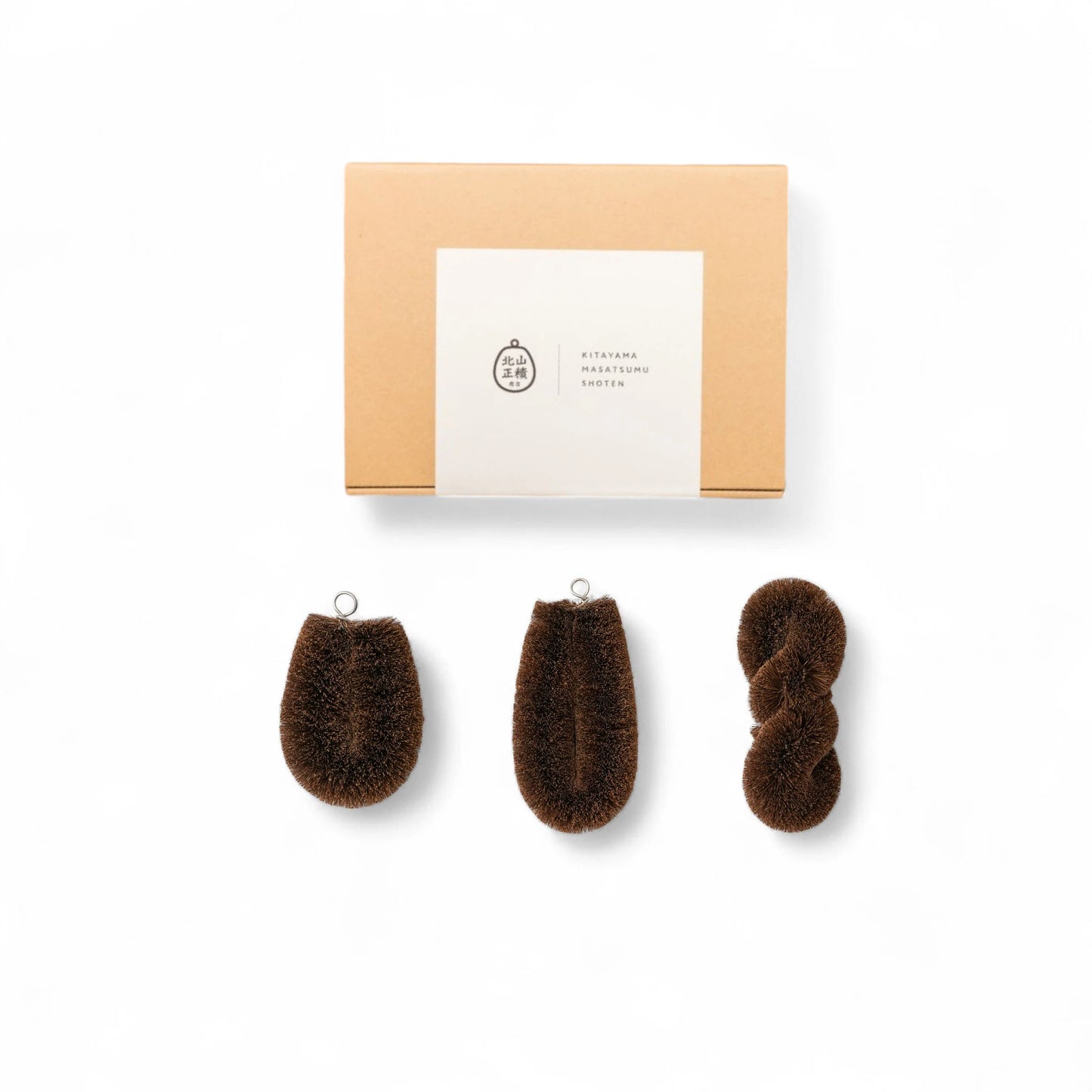 Japanese Tawashi Brush Set