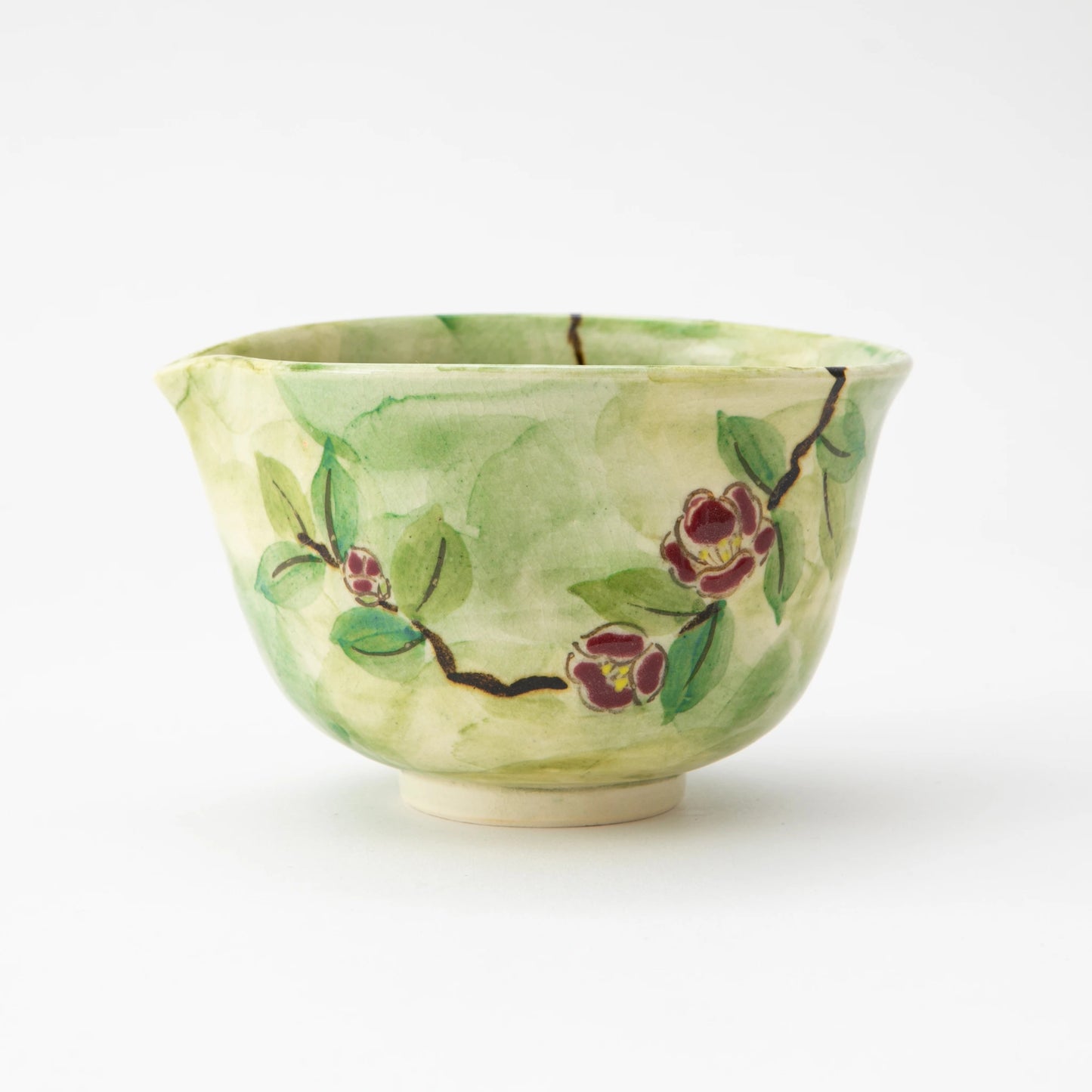 Yabu Camellia Katakuchi Matcha Bowl