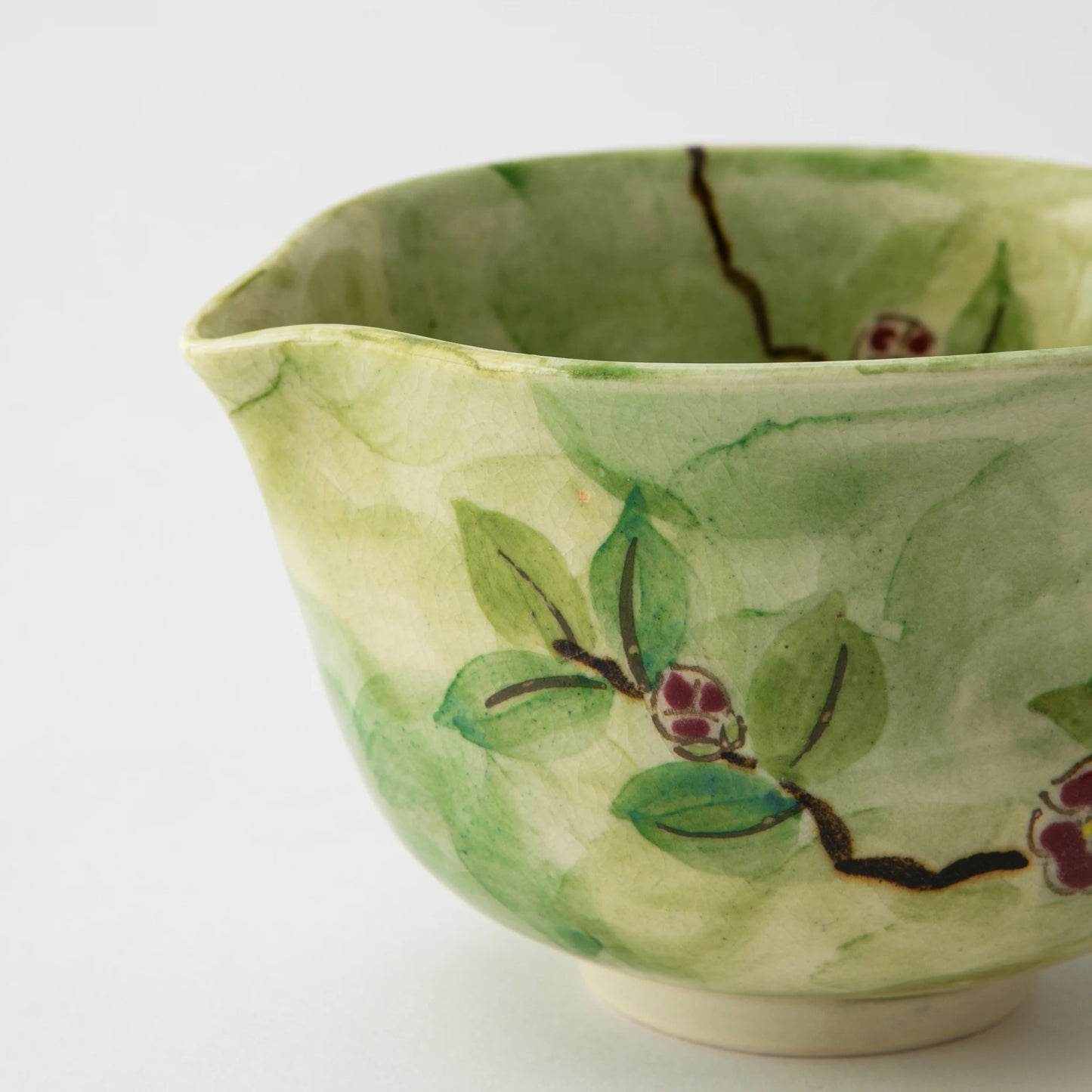 Yabu Camellia Katakuchi Matcha Bowl