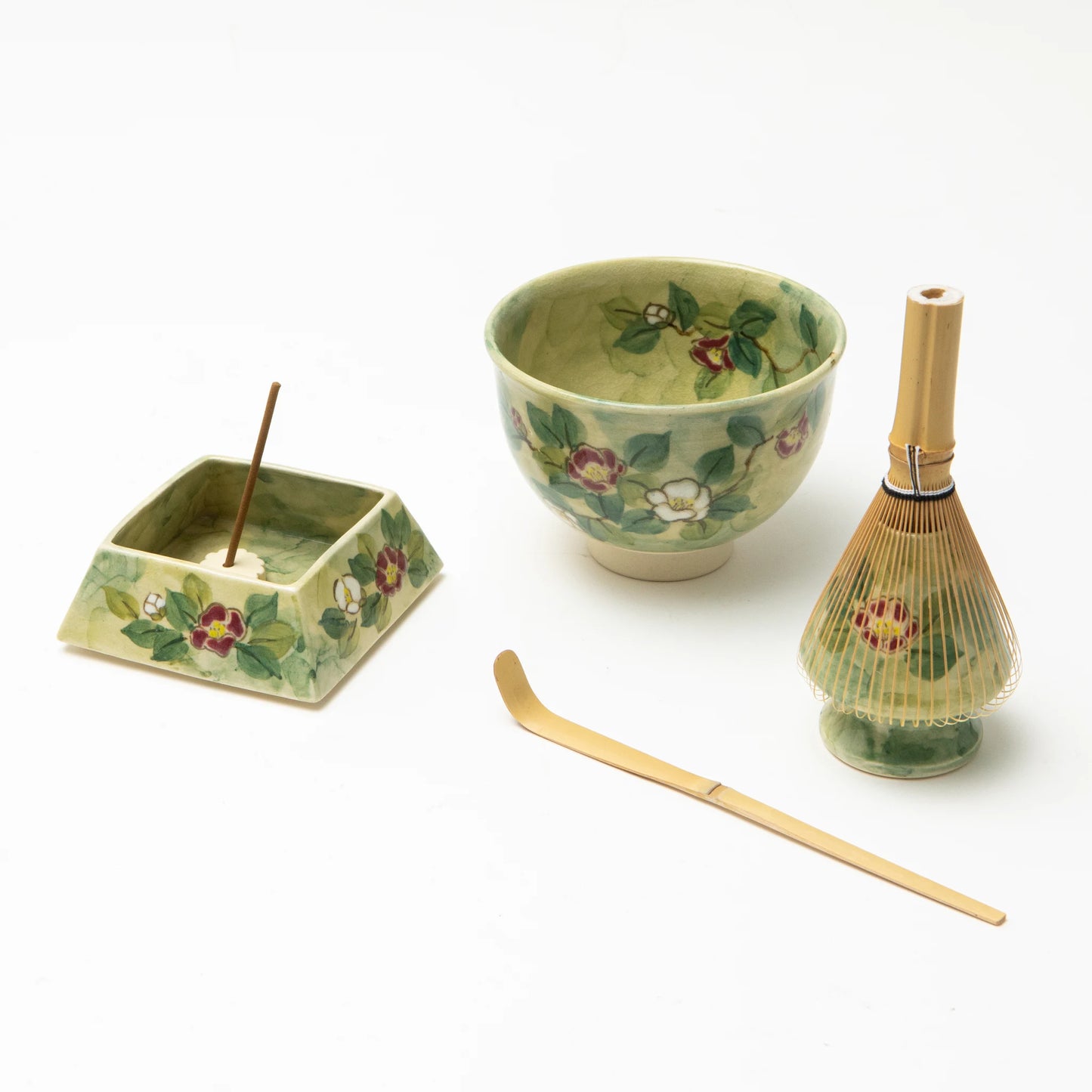 Yabu Camellia Square Incense Tray