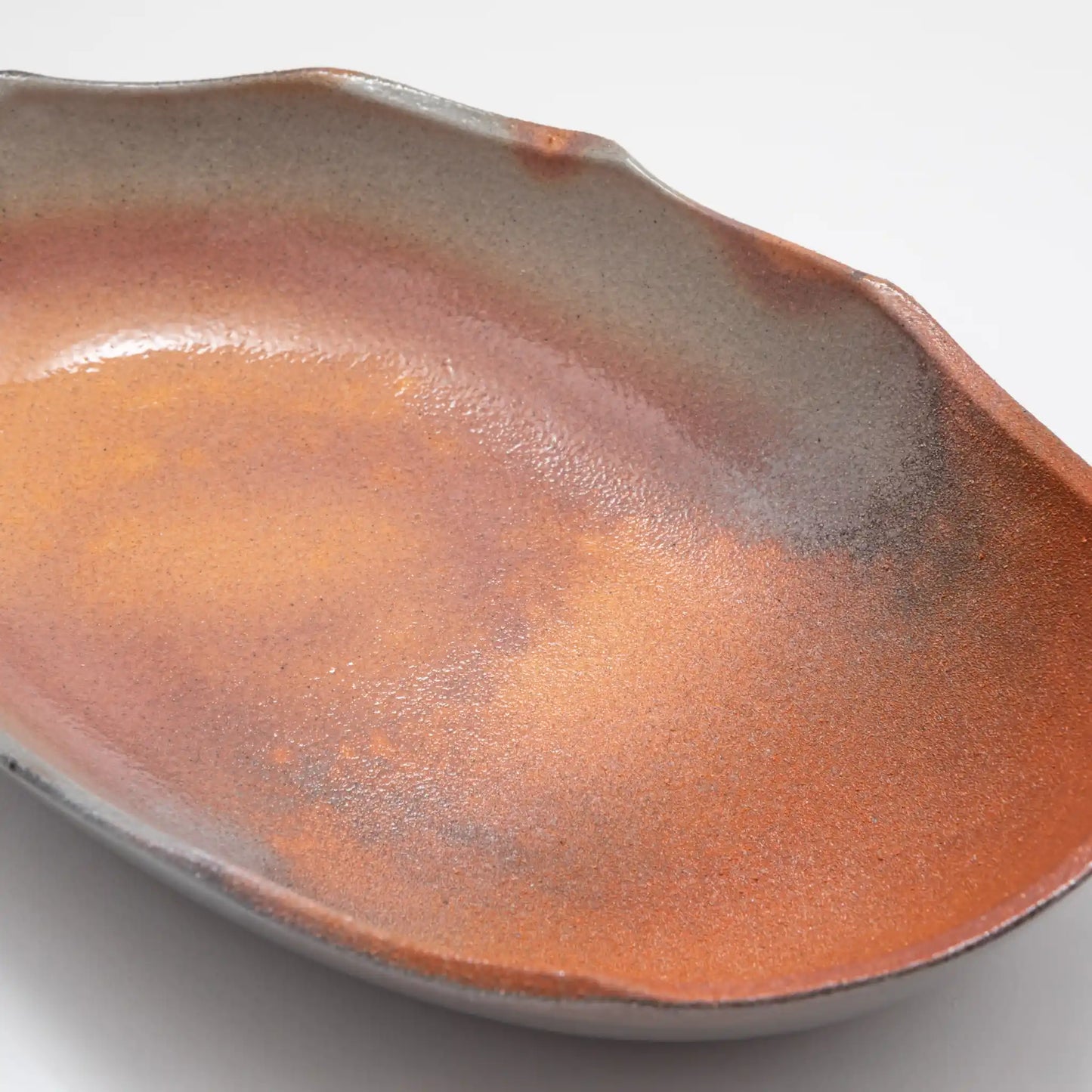 Hagi Ware Himon Oval Bowls (Set of 2)