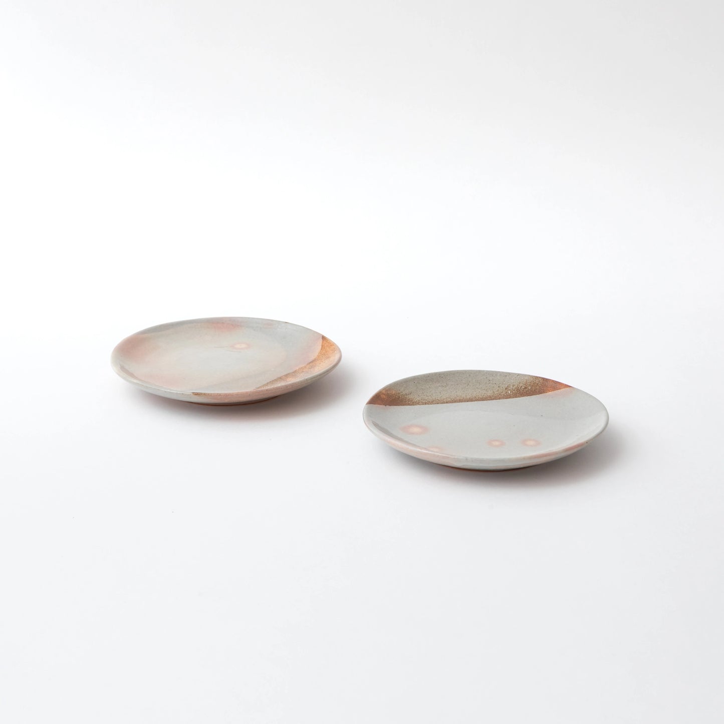 Hagi Ware Kakewake Small Plates (Set of 2)