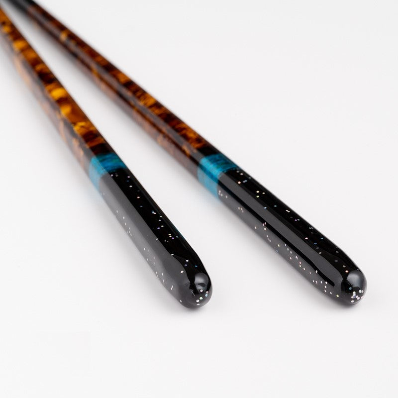 Chopstick Pair (Yozora & Akatsuki) Paulownia Gift Box w/ Chopstick Holder