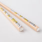 KUTANI SEAL Floral Chopsticks with Chopstick Rest (Chrysanthemum / Kiku)