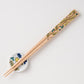 KUTANI SEAL Floral Chopsticks with Chopstick Rest (Wisteria / Fuji)