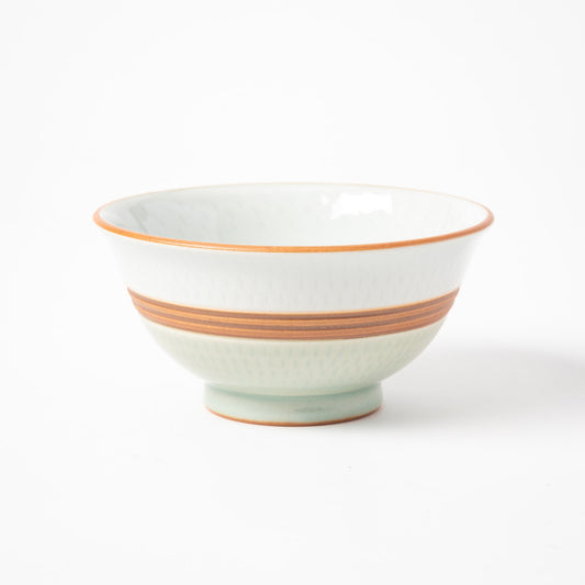 Kakewake Tobikanna Blue Glaze Porcelain Bowl