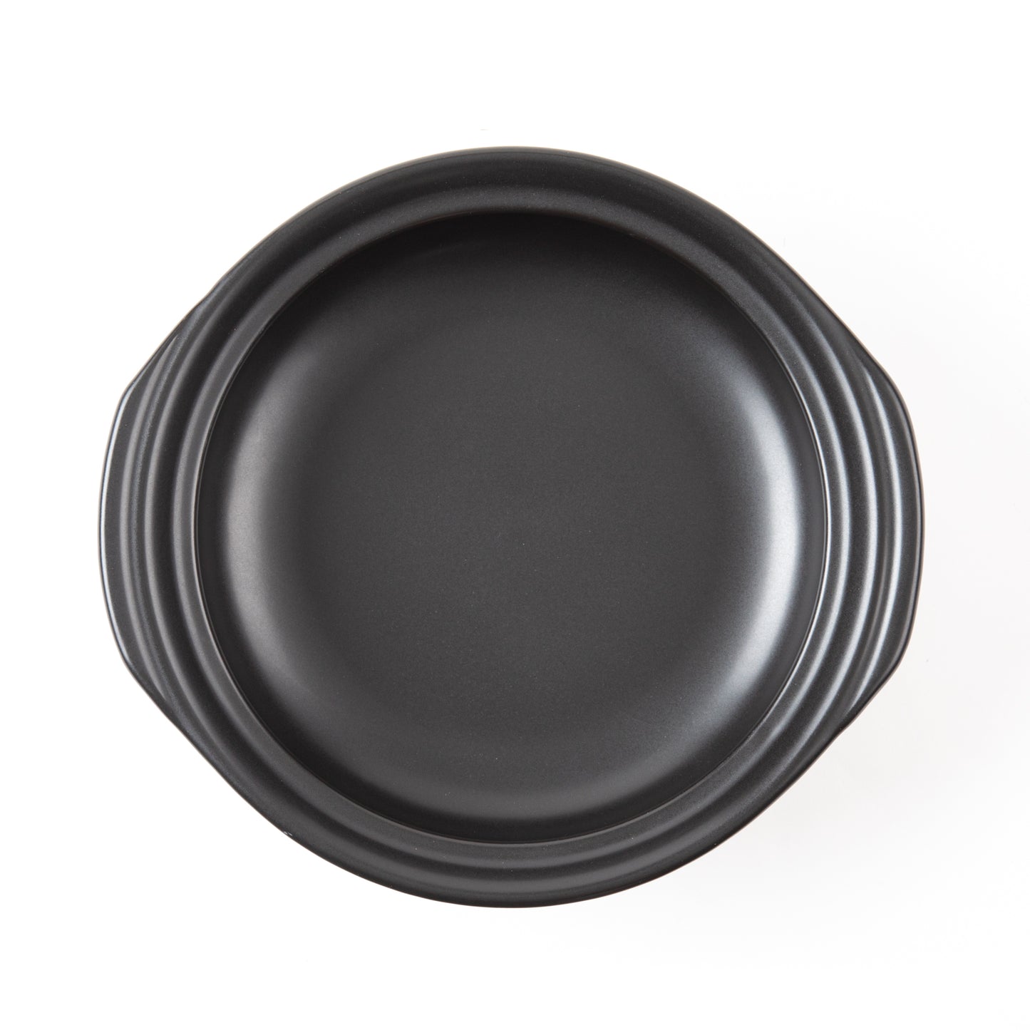 GINPO Chrysanthemum Ame Glaze Donabe Clay Pot (3-4 People)