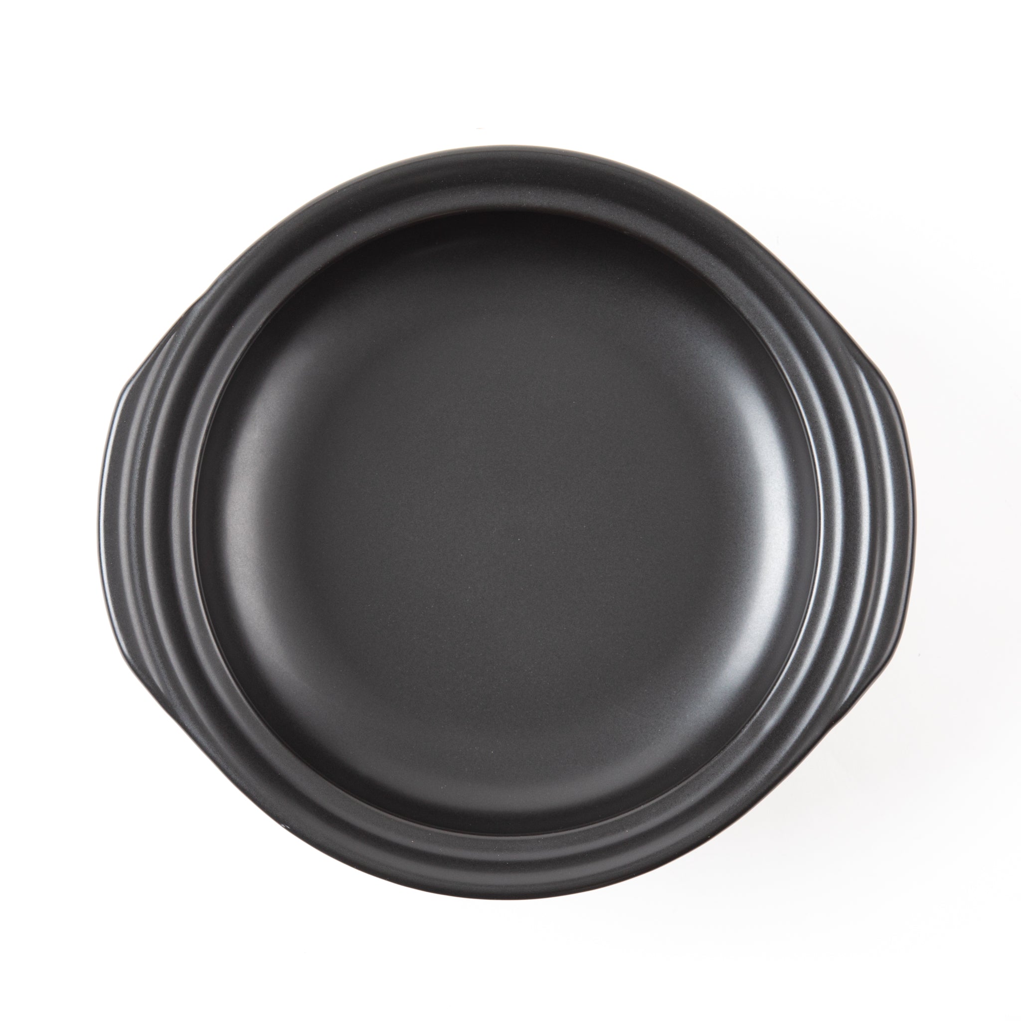GINPO Chrysanthemum Ame Glaze Donabe Clay Pot (3-4 People)