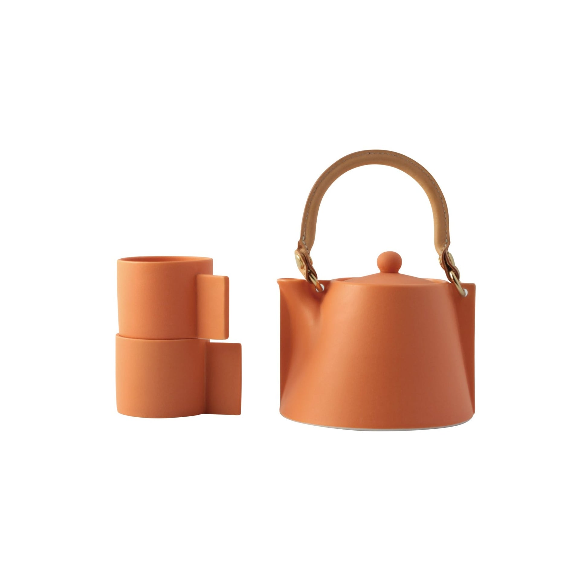 Orange Voyage Pot & Cup Set
