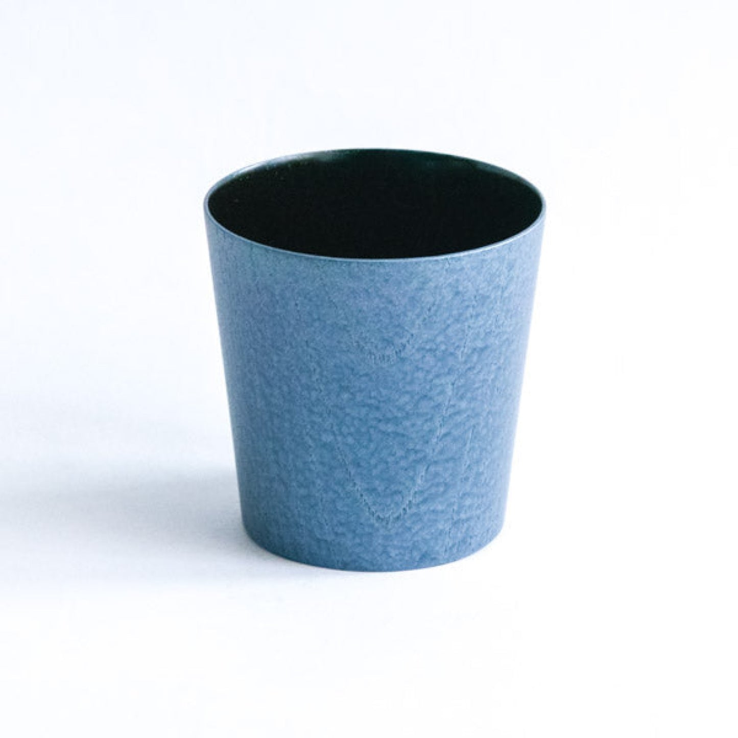 Sky blue lacqureware Usturoi Wooden Cup